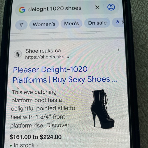 Pleaser Delight -1020 Boots , size 11. High hill. Half price - Picture 5 of 6